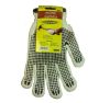 DOTTED KNIT WORKGLOVES 2-SIDES