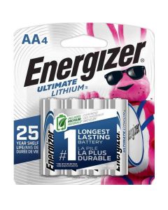 LITHIUM L91B4 ENERGIZER AA-4