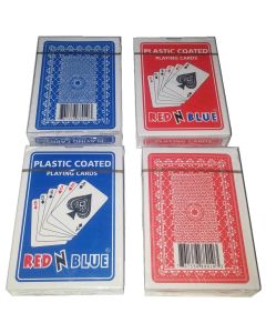RED N BLUE POKER PLAYING CARDS