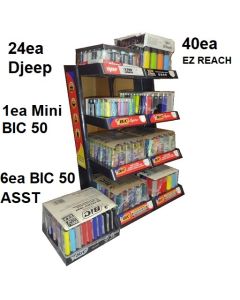 BIC LIGHTER 8tier 414ct(9tray)