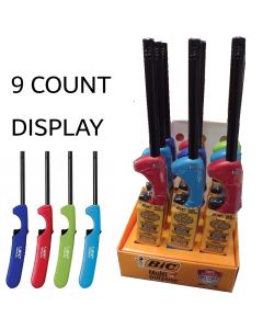 BBQ BIC LIGHTER DISPLAY OF 9s