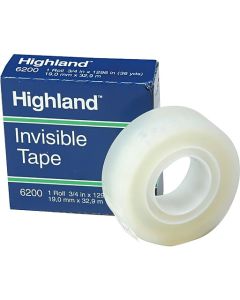 6200 TRANSPARNT TAPE 3/4x108ft