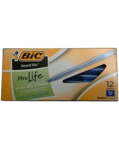 BXD BIC ROUND STIC MED BLUE