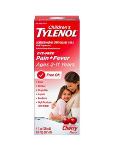 TYLENOL CHILD DYE FREE P&F 4oz