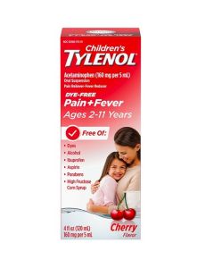 TYLENOL CHILD DYE FREE P&F 4oz