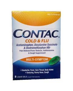 CONTAC COLD&FLU 8s MULTI GEL