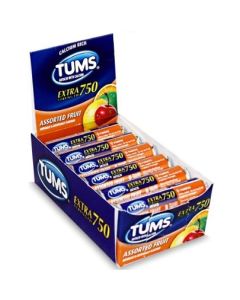EXT-STR SINGLE TUMS FRUIT 12s