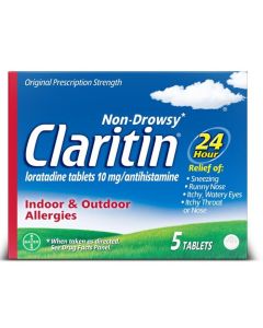 CLARITIN ALLERGIES 5ct TABLETS