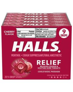 HALLS CHERRY BOX/20