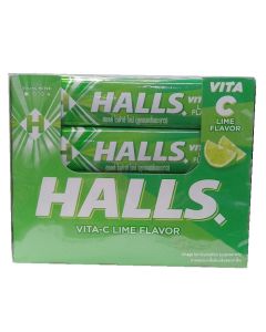 IMPORT HALLS VIT-C LIME 20s
