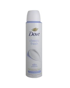 DOVE SPR 150ml CLASSIC FRESH