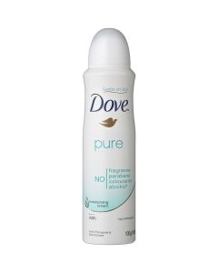 DOVE SPR A/P 150ml PURE UNSCEN