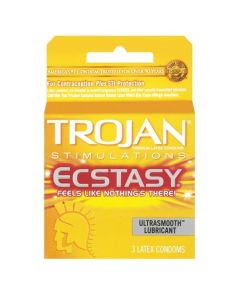 TROJAN 3s ECSTASY CONDOM