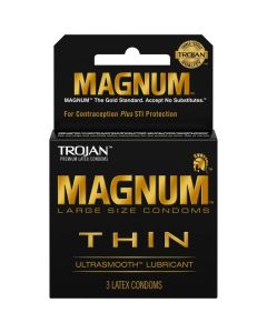 64603 THIN 3s MAGNUM CONDOMS