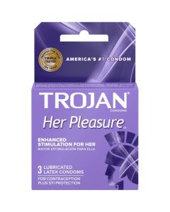TROJAN 3s HER PLEASURE LUB