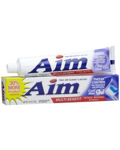 AIM TARTAR CON GEL T/PST 5.5oz
