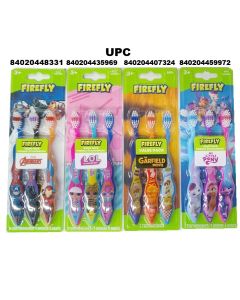 ZIGGLY KIDS TOOTHBRUSH 3pk MIX