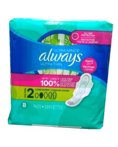 ALWAYS ULTRA THIN 8ct LONG