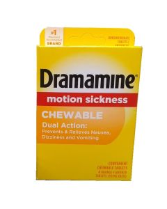DRAMAMINE 4ct TABLET TRAVEL