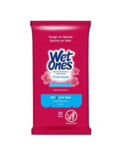20ct WET ONES ANTIBACTRL FRESH