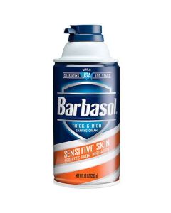BARBASOL SENS 10oz SHAVE CREAM