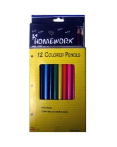 #1712 COLOR PENCIL 12-PK