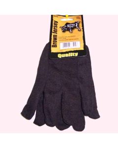 BROWN JERSEY GLOVE