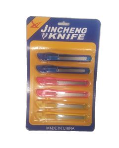 6PC UTILITY KNIFE CUTTER