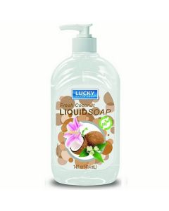 LUCKY LIQUID SOAP 14oz COCONUT
